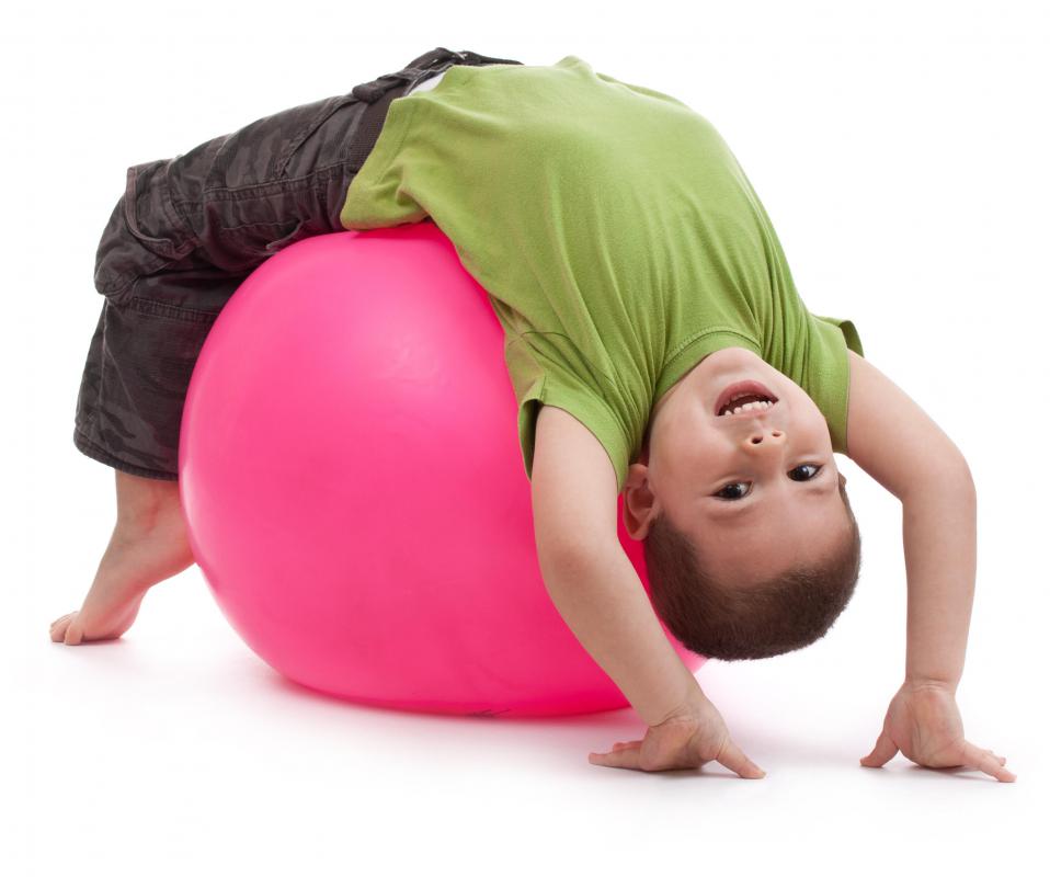The best stability balls are made from a durable rubber material and come in a variety of colors.