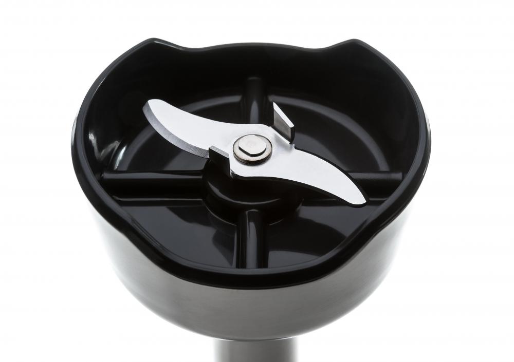 Spinning blades or a blender can be a mechanical way to cause cell lysis in a large group of cells.