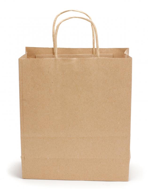 A plain gift bag.