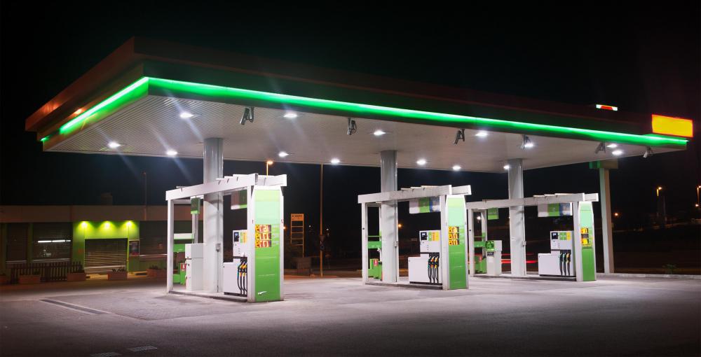Diesel fuel is available at many gas stations.