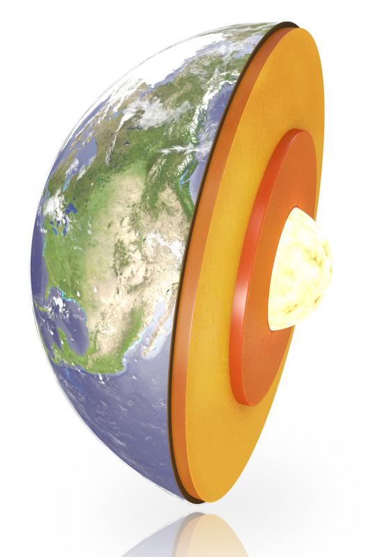Elements at the Earth's core have the highest melting points.