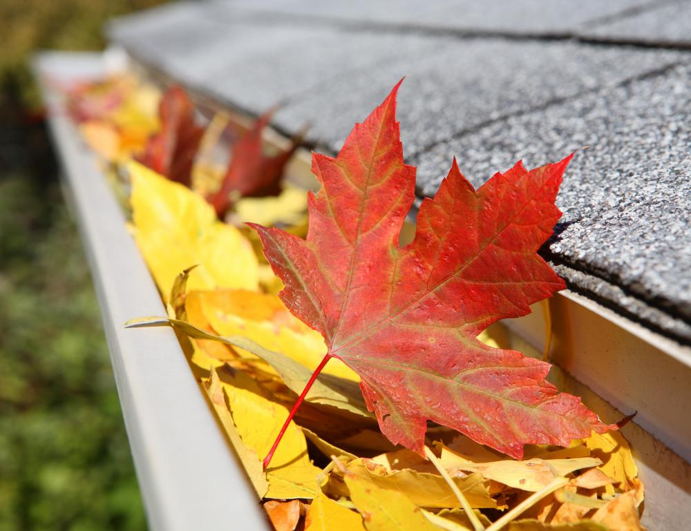 Seamless gutters help redirect the flow of water over roofs.