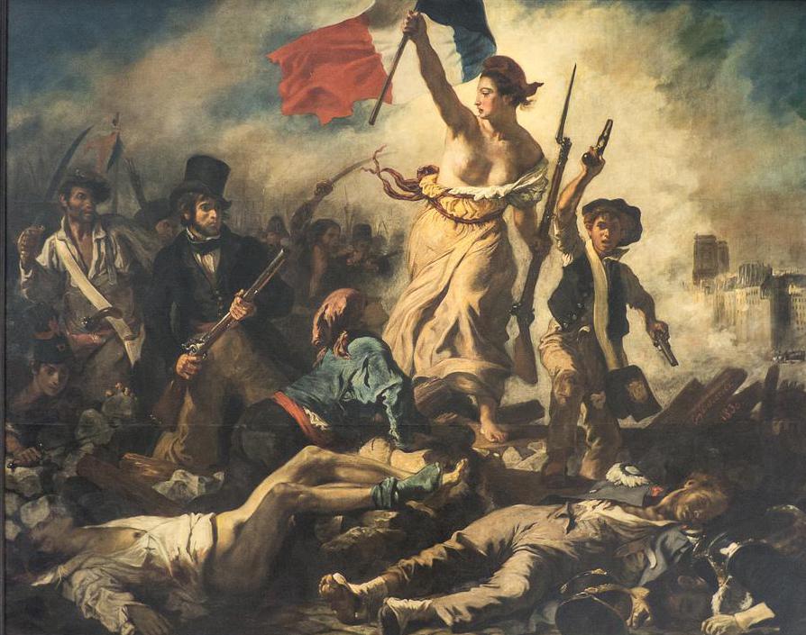 Liberty Leading the People is an example of Romantic art.
