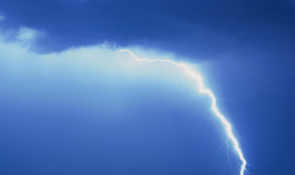 A vivid description of lightning might be used to lend a scene a more exciting and realistic feel.