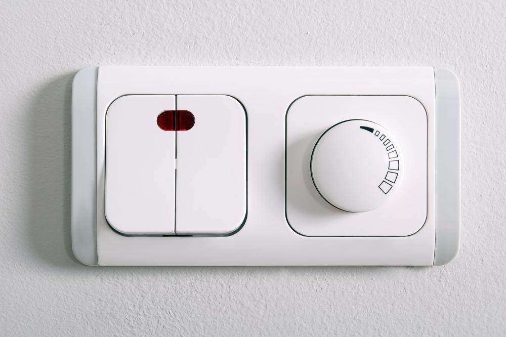 A dimming switch is another option for centralized lighting control.