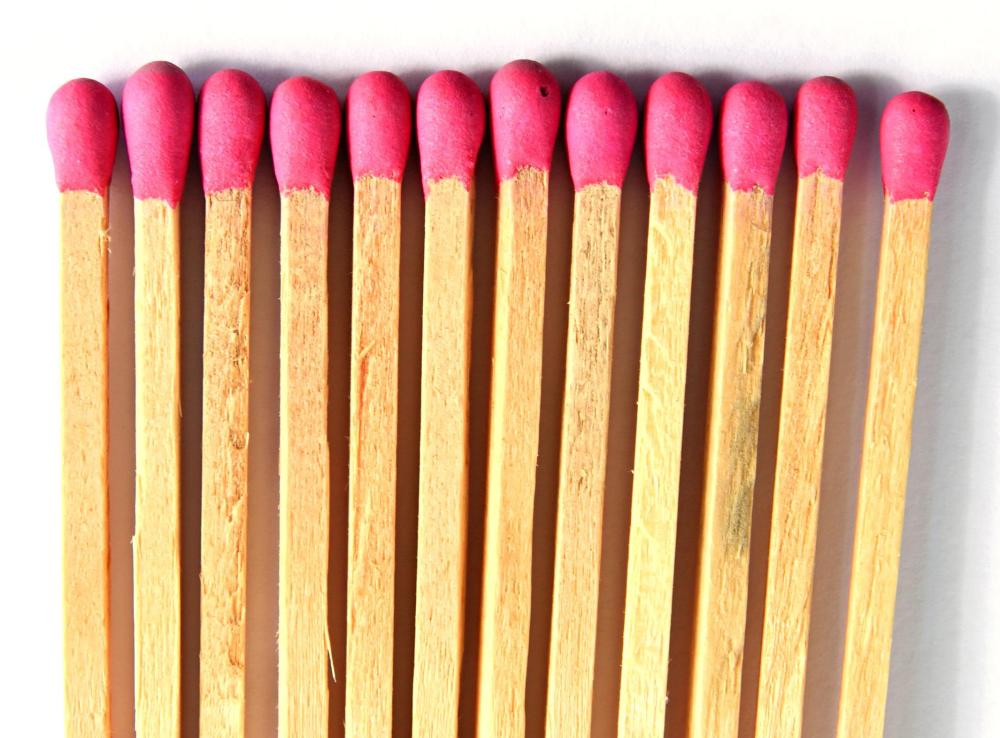 Matches, which are made with potassium.
