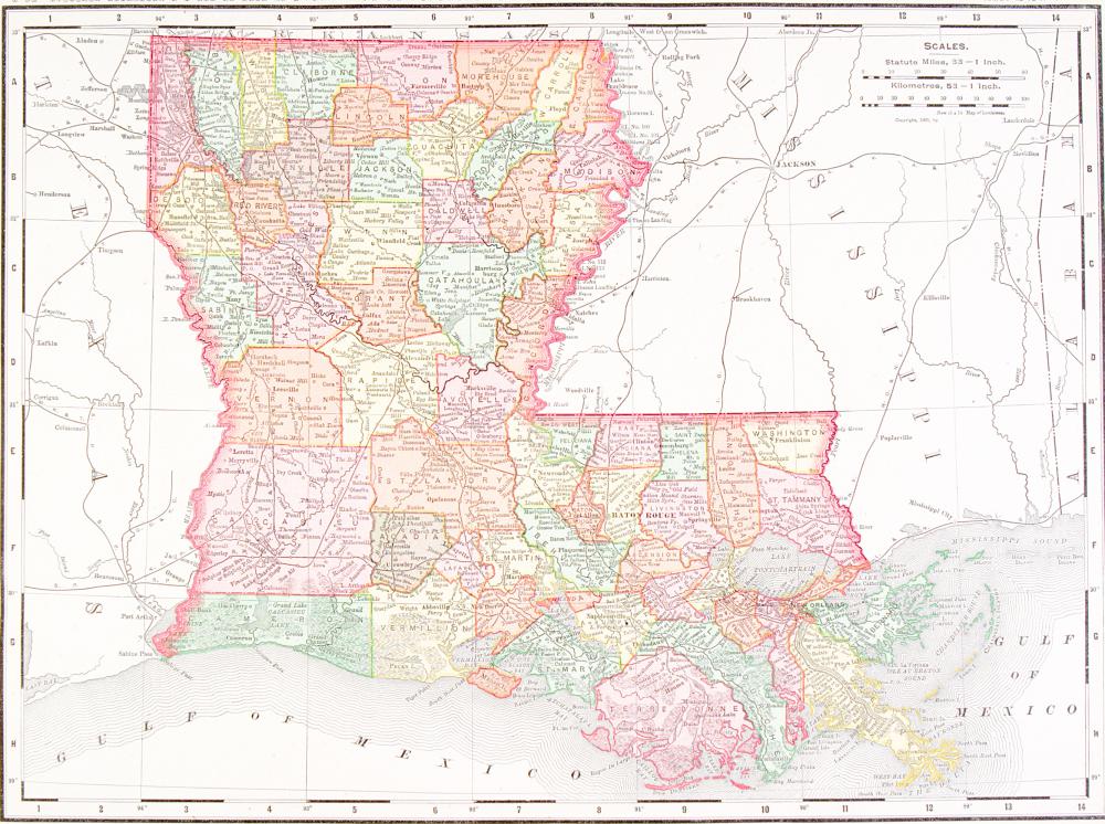Hurricane Katrina caused major destruction throughout the state of Louisiana.