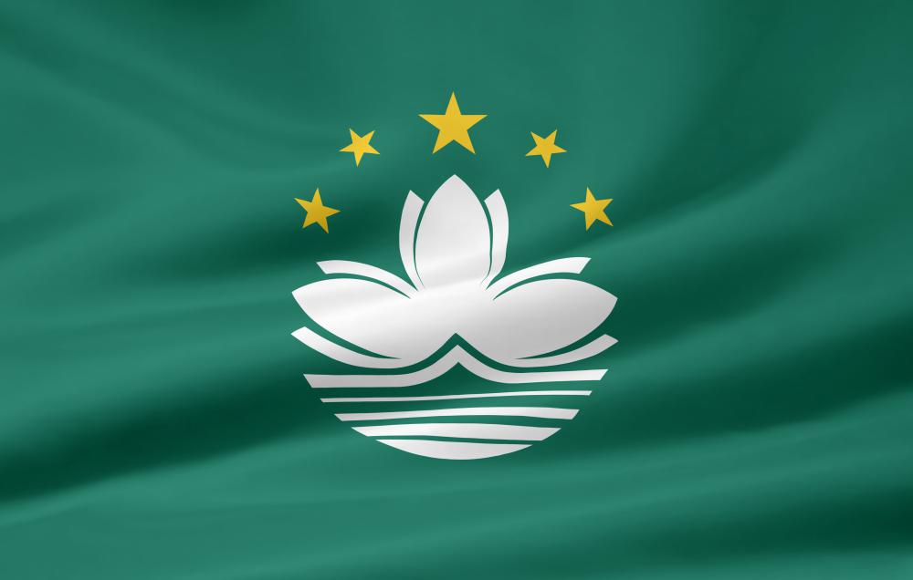 The flag of Macau, a Special Administrative Region of China that has a multi-party government.