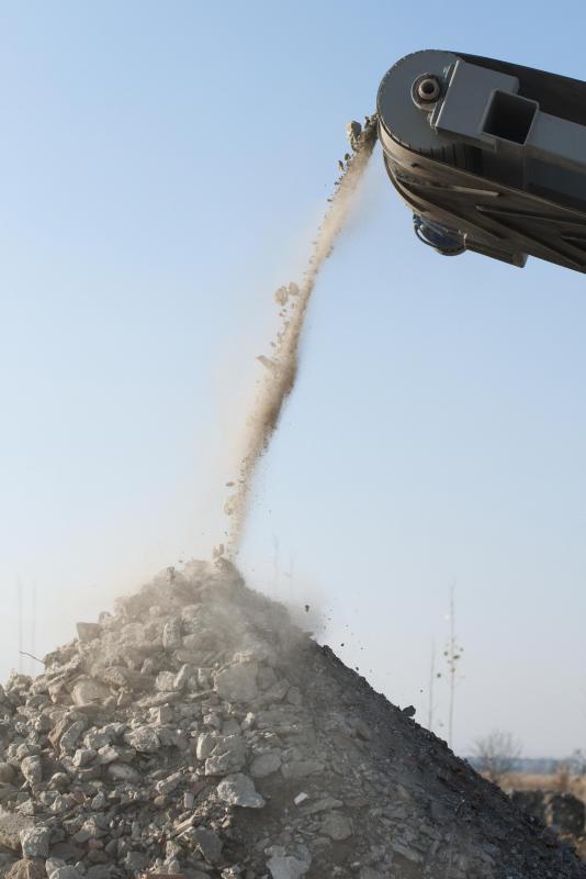 Rock crushers may be included as a form of excavating equipment.