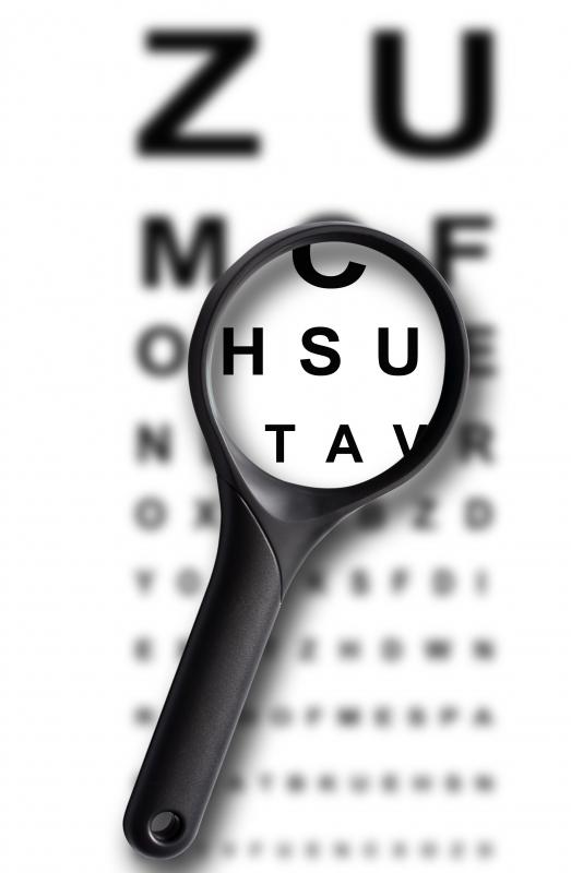 Magnifying glasses are commonly used for refraction.
