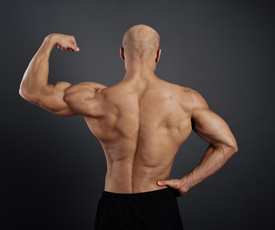 Resistance training helps develop muscular strength.