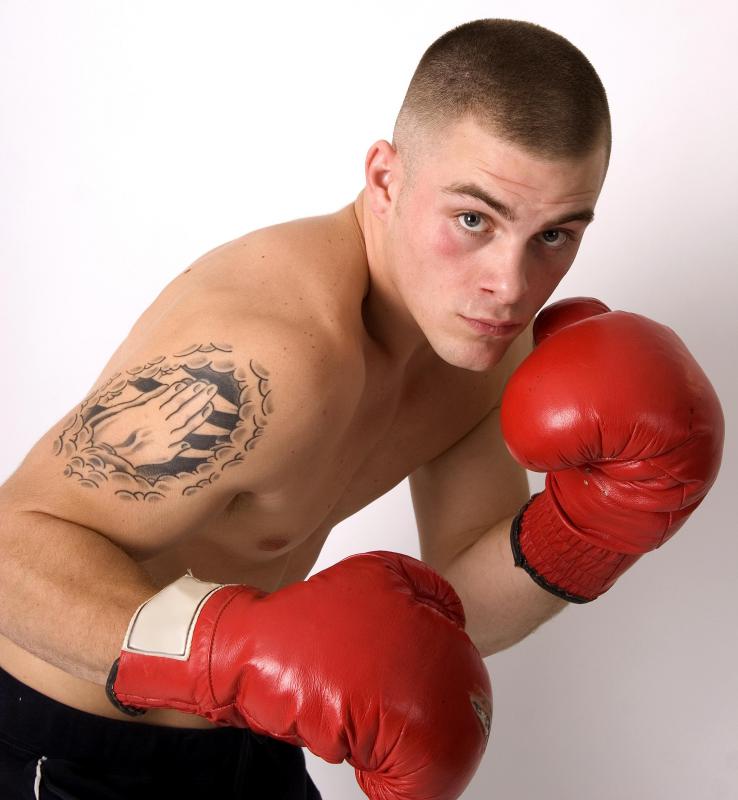 Boxers are susceptible to blows to the ear.