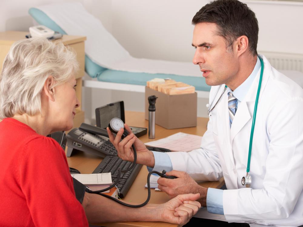 A stiff neck and dizziness may occur as a result of blood pressure issues.