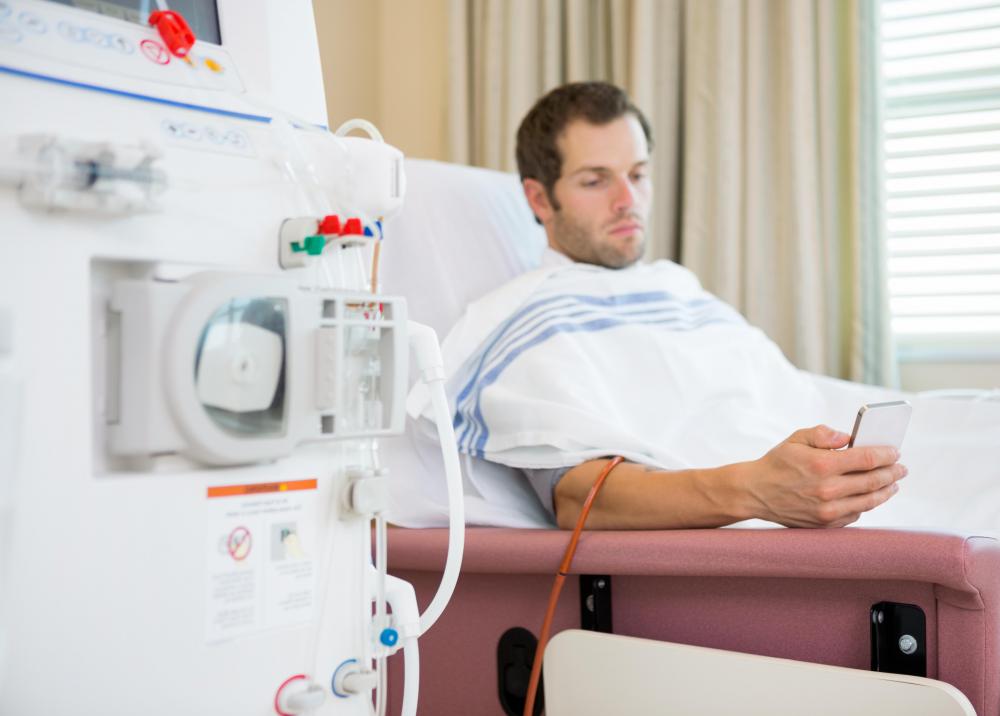 A Hickman catheter may be used on a patient who needs frequent dialysis.