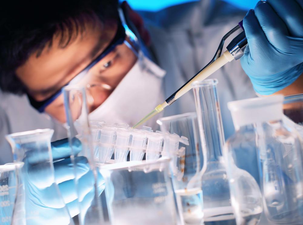 Some biochemists investigate nucleic acids, the building blocks of DNA and RNA.
