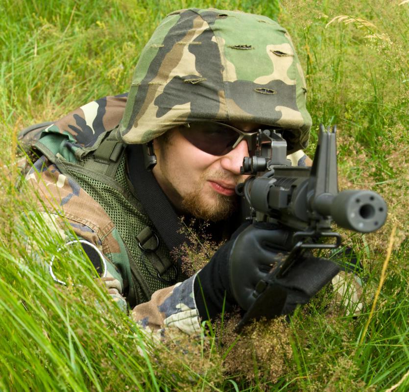 Sniper rifles are an important part of Navy SEALS weaponry.