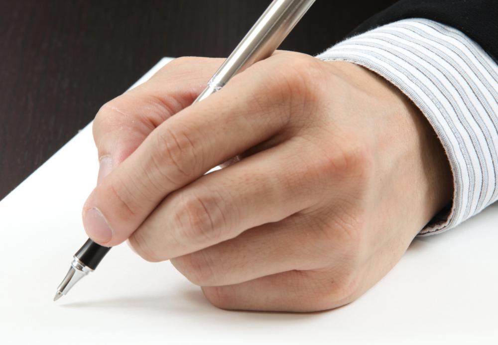 People with agraphia often use computers to type rather than writing by hand.