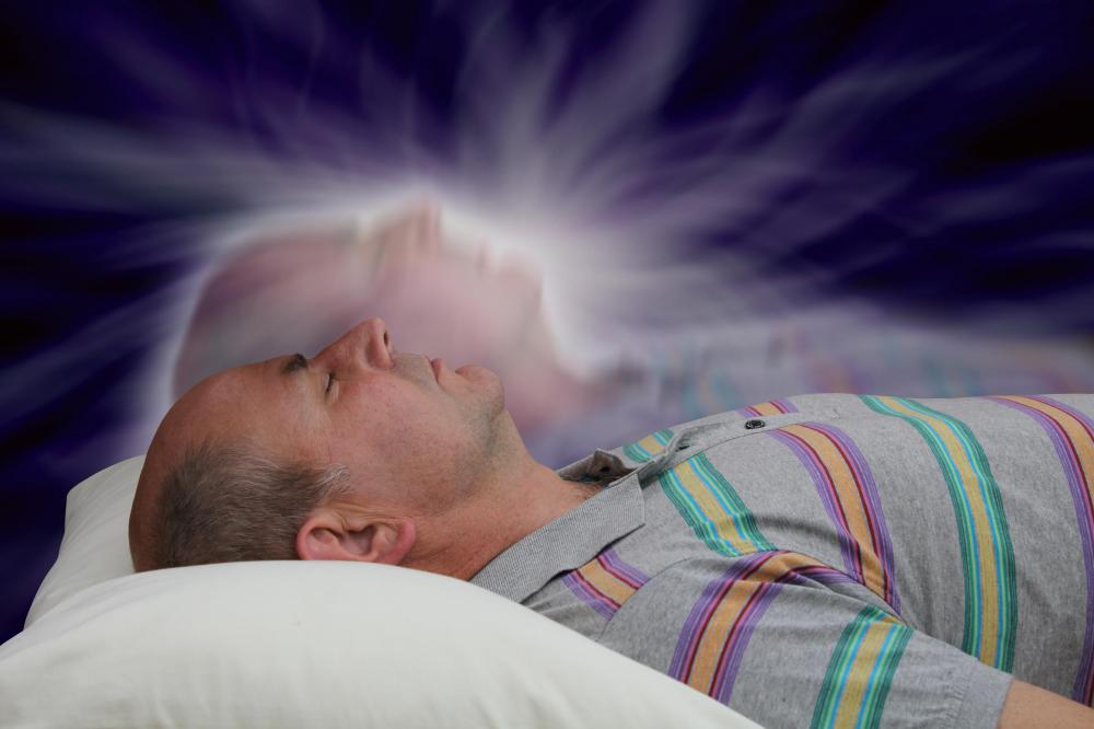 Astral projection is an unproven phenomenon in which a person's consciousness temporarily leaves his body.