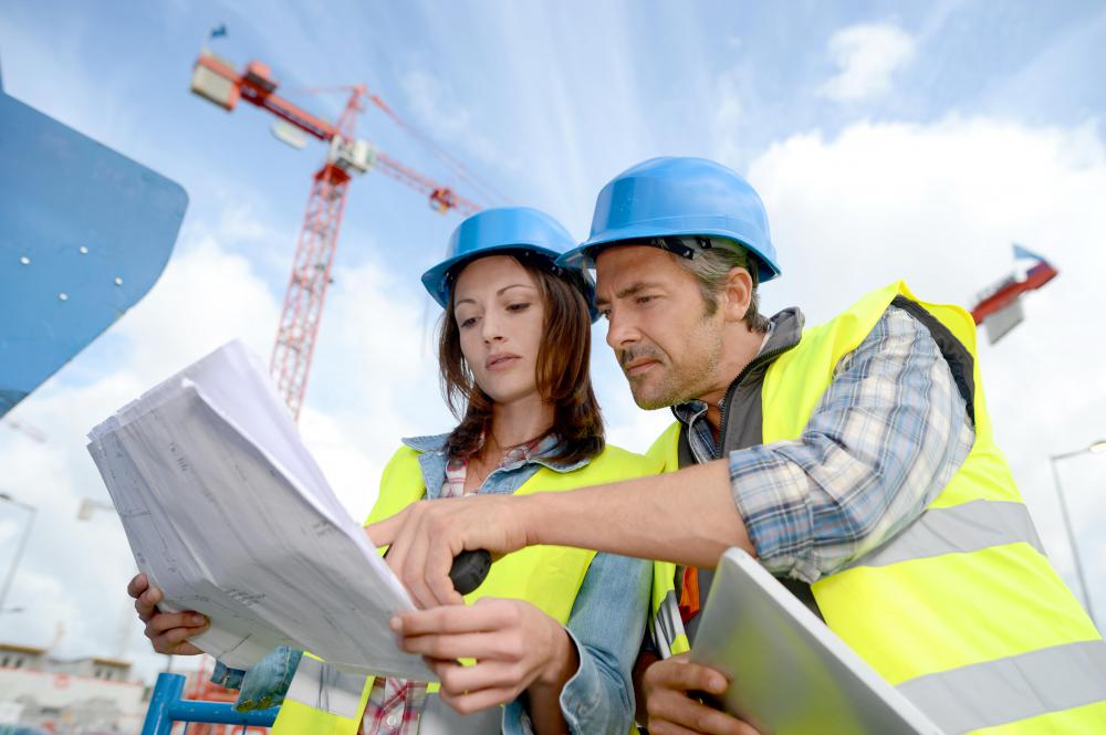 A punch list is reviewed prior to a project's completion to ensure the construction contract has been satisfied.