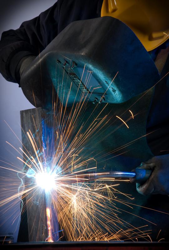 Arc welding may be required when performing industrial maintenance.