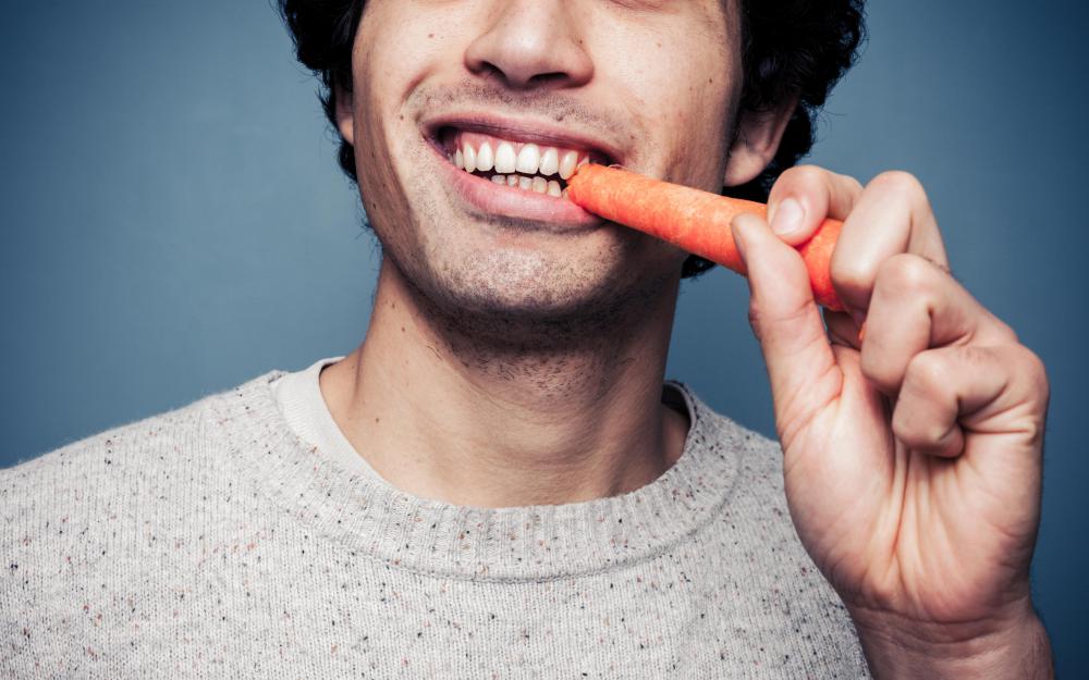 A carrot is a good example of a plant with a tap root.