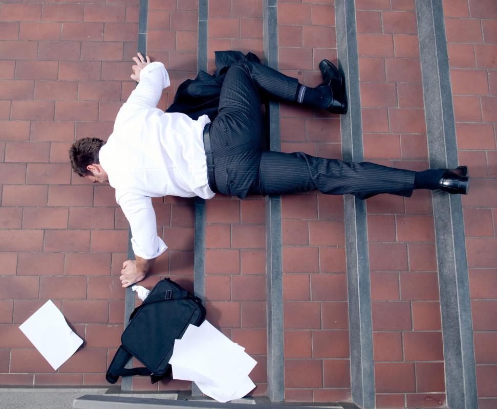 A headrush may make someone feel as if they're about to fall.