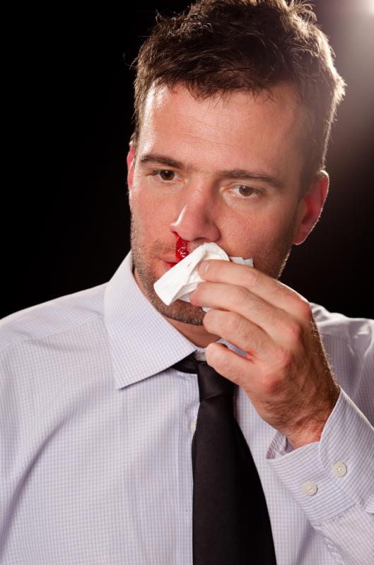 Frequent nose bleeds can indicate that diphtheria toxin is spreading through the bloodstream.