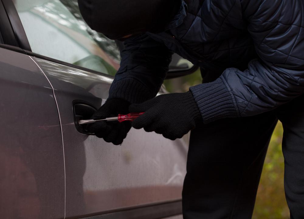 Some steering columns include anti-theft devices.