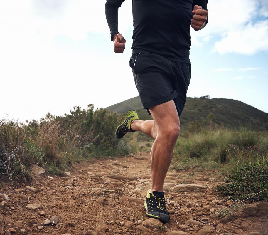 Aquathlon runs might take place on trails.