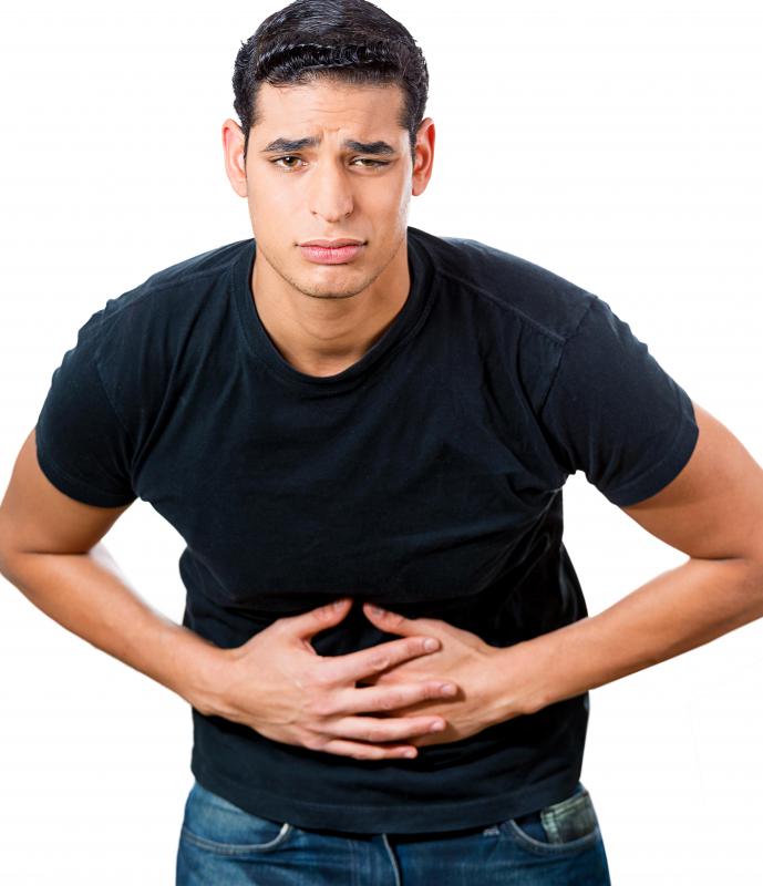 Symptoms of diverticulitis may include abdominal pain.