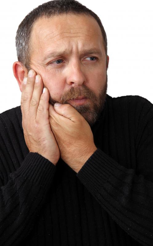 A person suffering from Bell's palsy may experience jaw pain.