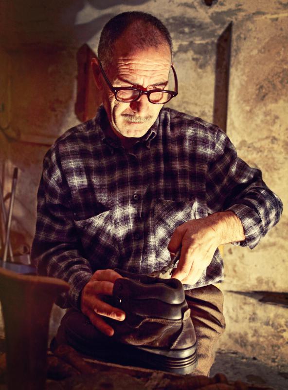 A shoe repairer, or cobbler, can often find the cause of and fix a squeaky shoe.