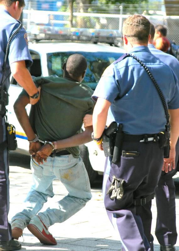 Violators of public law may face arrest.