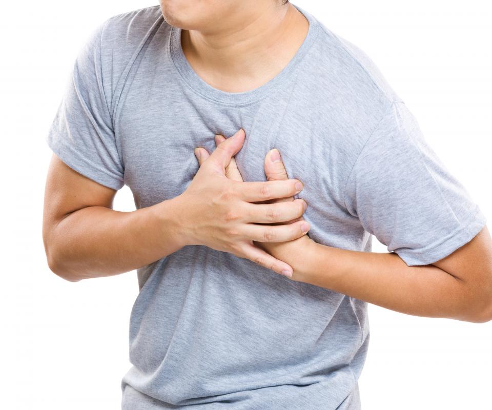 Symptoms of myocardial fibrosis may include chest pain.