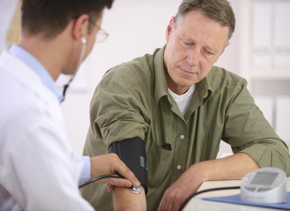 Low blood pressure may cause reversible ischemia.