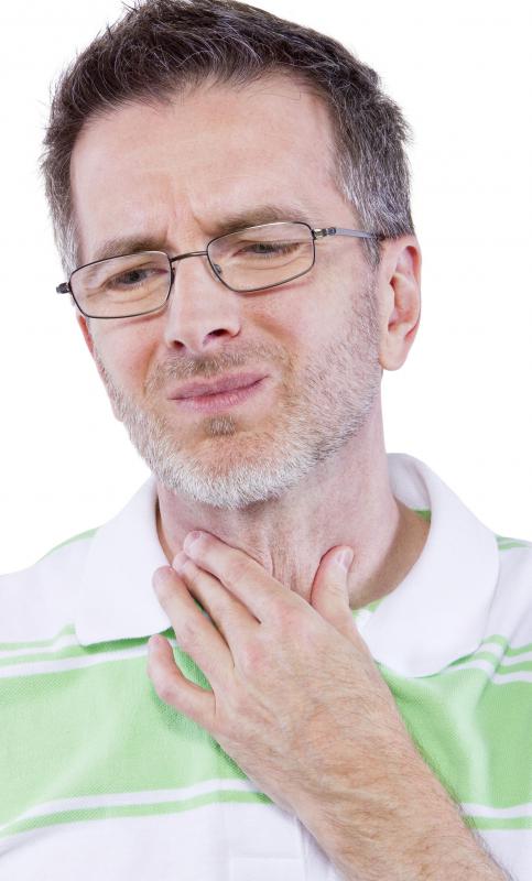 Consistent use of a positive airway pressure device can improve apnea related symptoms such as sore throats.