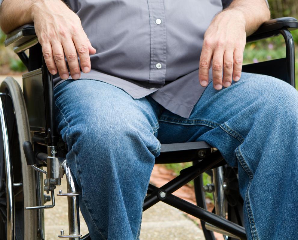 Prosthetic devices may help a patient to walk without a wheelchair.