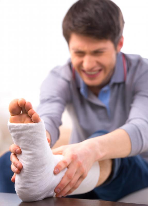 Some type of cast is likely following achilles tendon lengthening surgery.