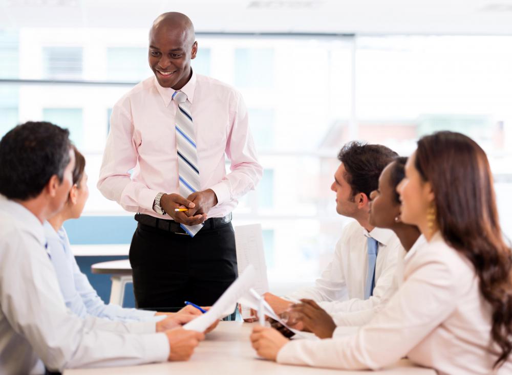 Meeting facilitators work for various institutions, including companies, nonprofit groups, and government agencies.
