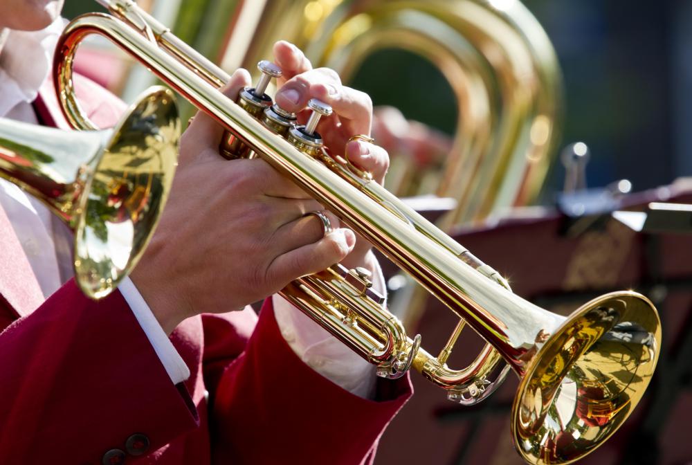 Baroque trumpets evolved into the modern valved trumpet.