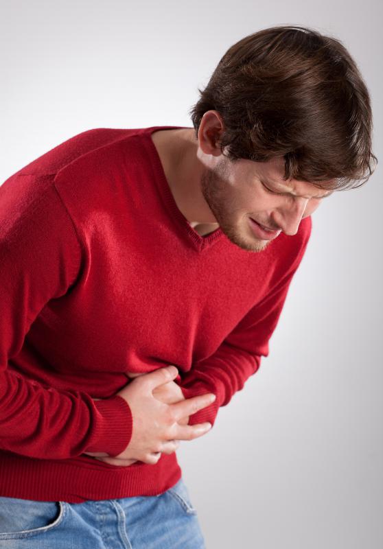 Symptoms of myocardial fibrosis may include abdominal swelling and nausea.