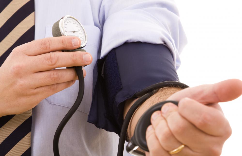 Controlling blood pressure can help lower a person's risk of blood vessel problems.
