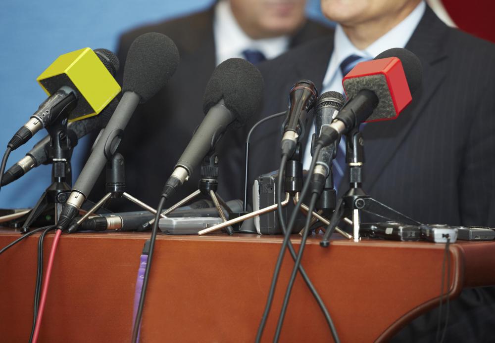 Bringing about public awareness of vaccinations or disease outbreaks is often done with press conferences.