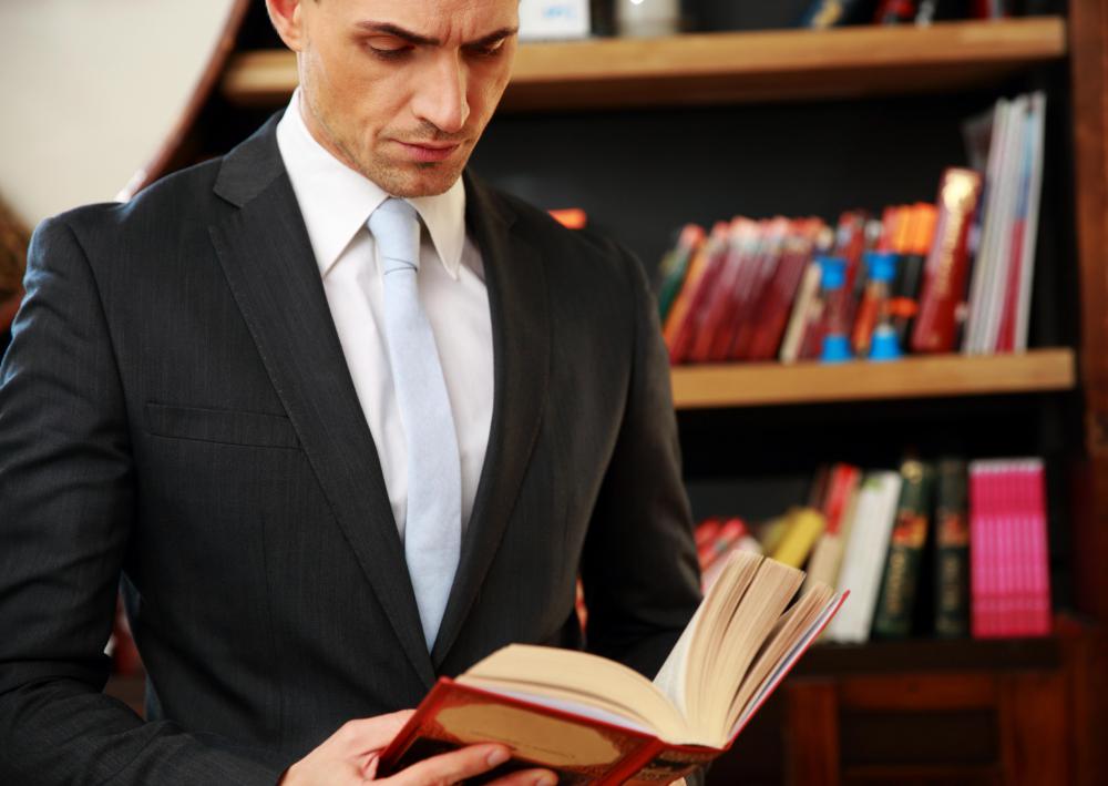 Trial lawyers must do a great deal of research.