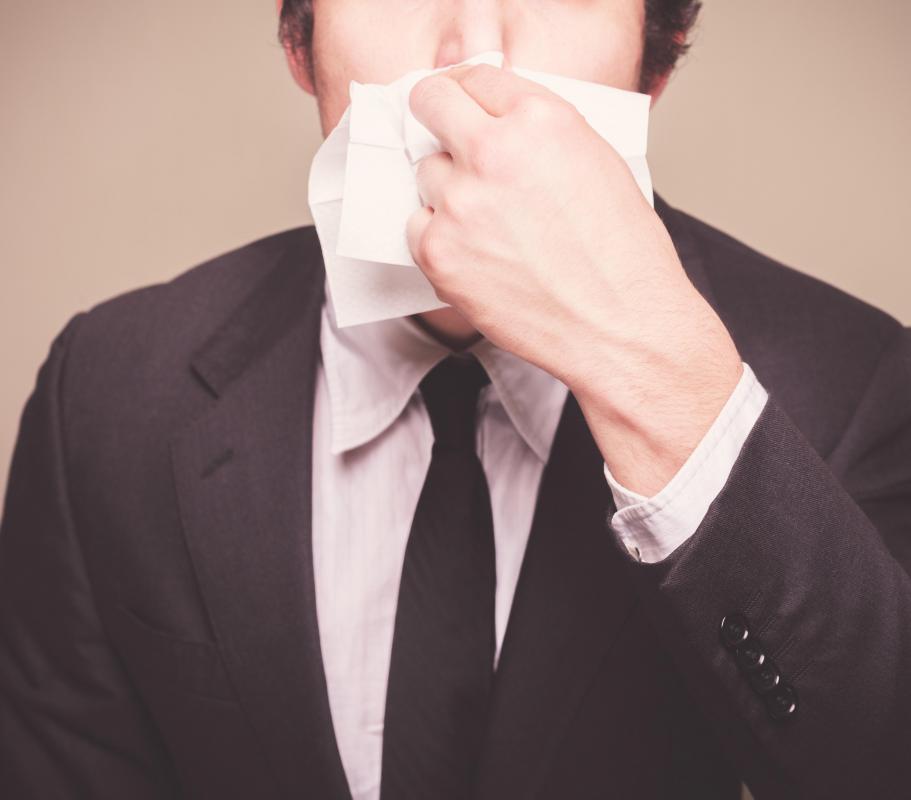 People with allergies may experience rouleaux.