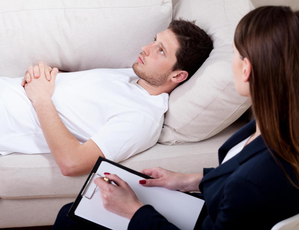 Cognitive therapy aims to change a person's negative thought patterns.