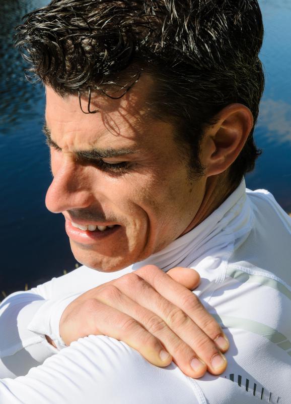 There are 10 muscles and 11 shoulder tendons related to shoulder mobility.