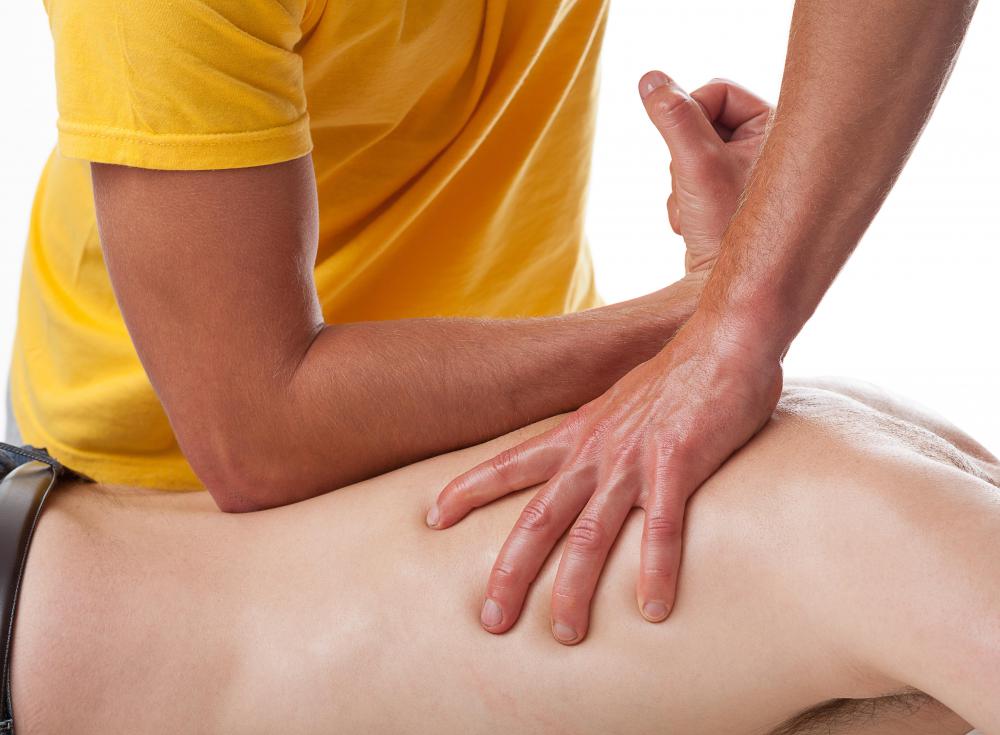Massages may be a value added service of some resorts.