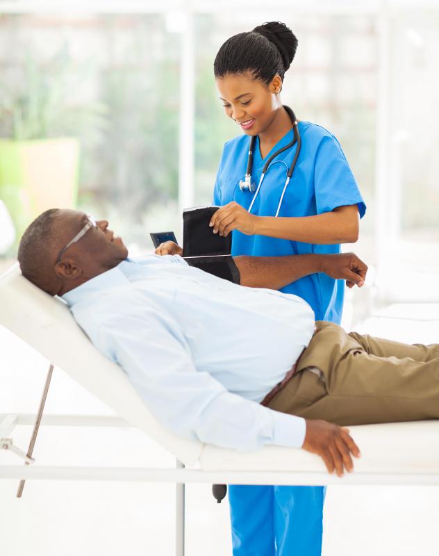 High blood pressure may cause a stiff heart.