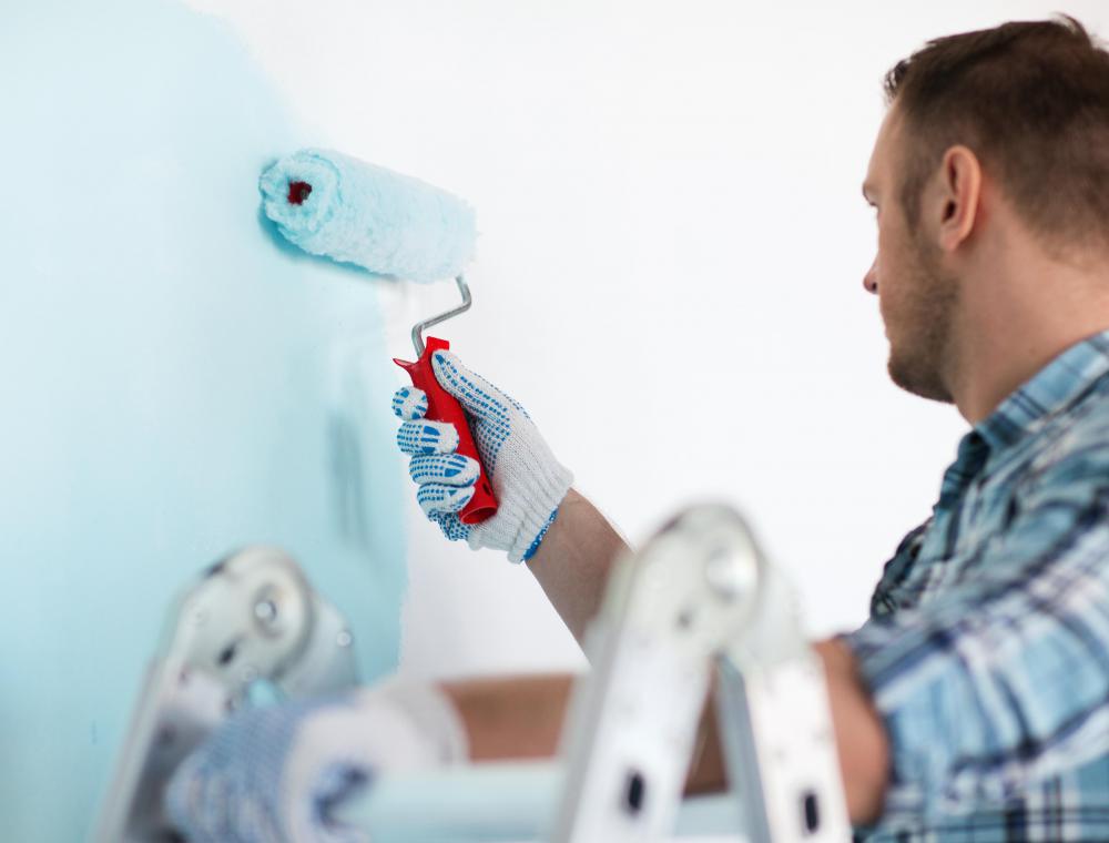 Offgassing may occur when a room is painted.